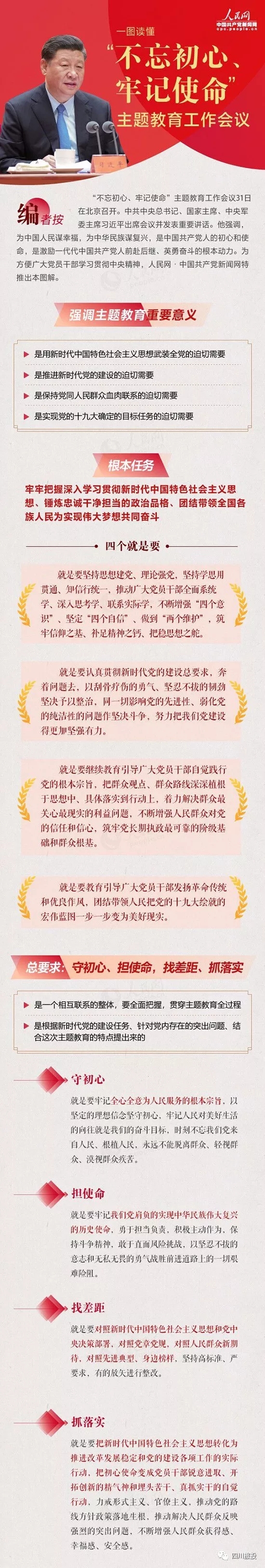 不忘初心、牢记使命| 一图读懂“不忘初心、牢记使命”主题教育工作会议