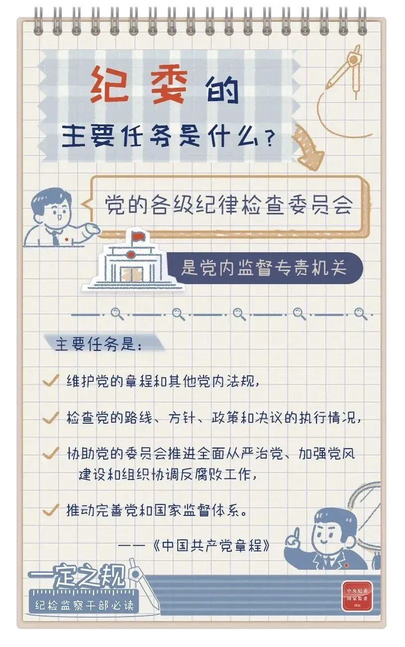 一定之规：纪委的主要任务是什么？